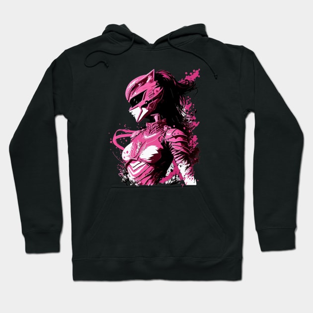 Pink Ranger Splash Hoodie by Dandzo